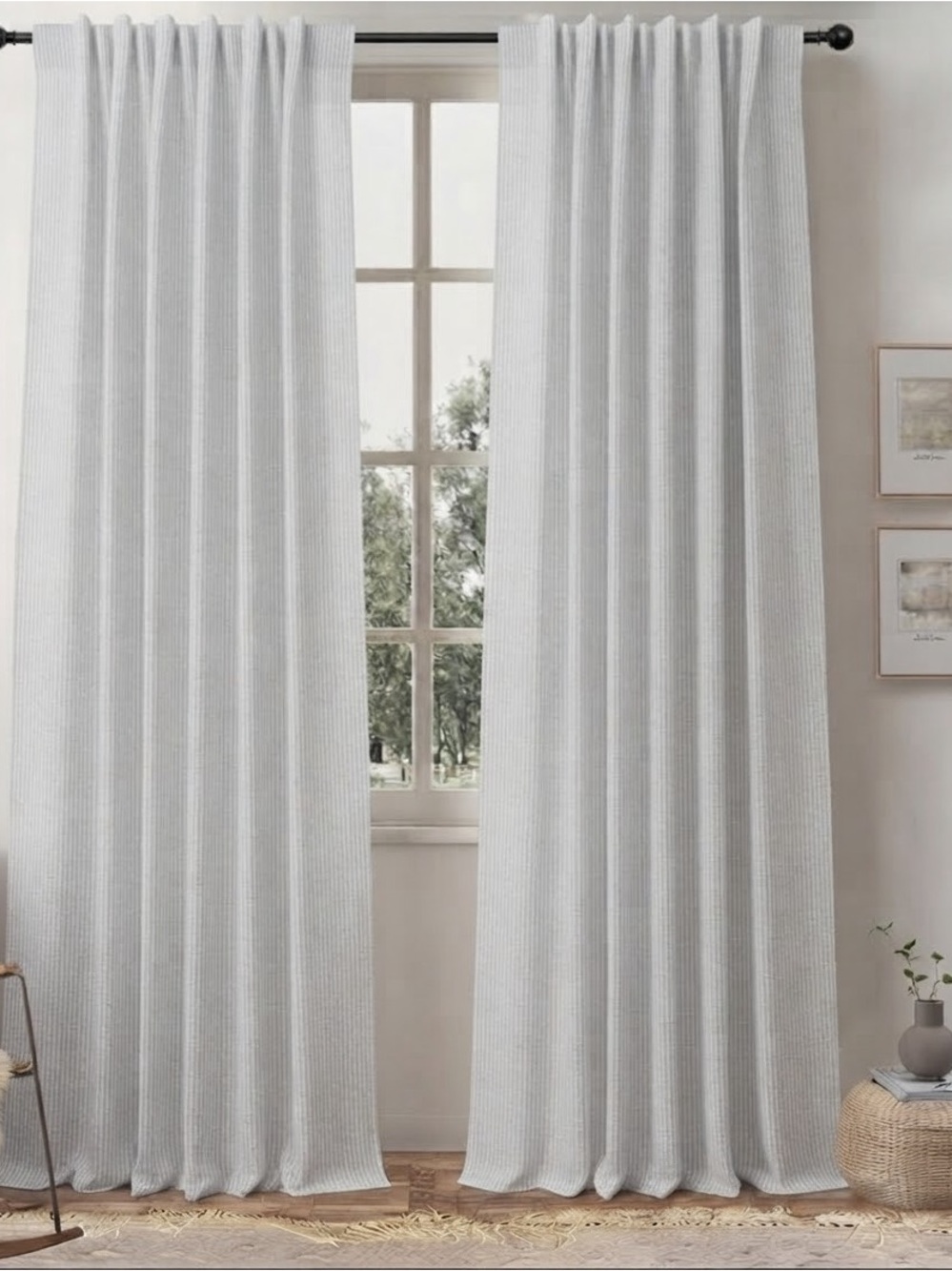 Panels 4 Pieces 84” x 37” Sheer White